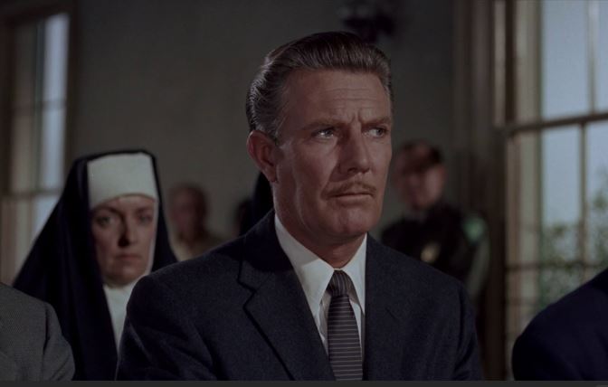 Tom Helmore dans le film policier américain Vertigo (Sueurs froides, 1958) d'Alfred Hitchcock