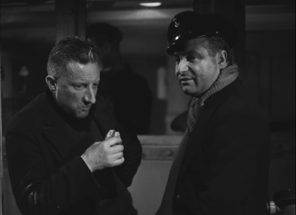 René Bergeron et Jean Marchat dans Remorques (1941) de Jean Grémillon