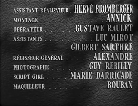 Générique du film Non coupable (1947) de Henri Decoin