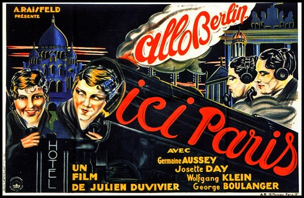 Affiche du film Allô Berlin ? Ici Paris ! (1932) de Julien Duvivier