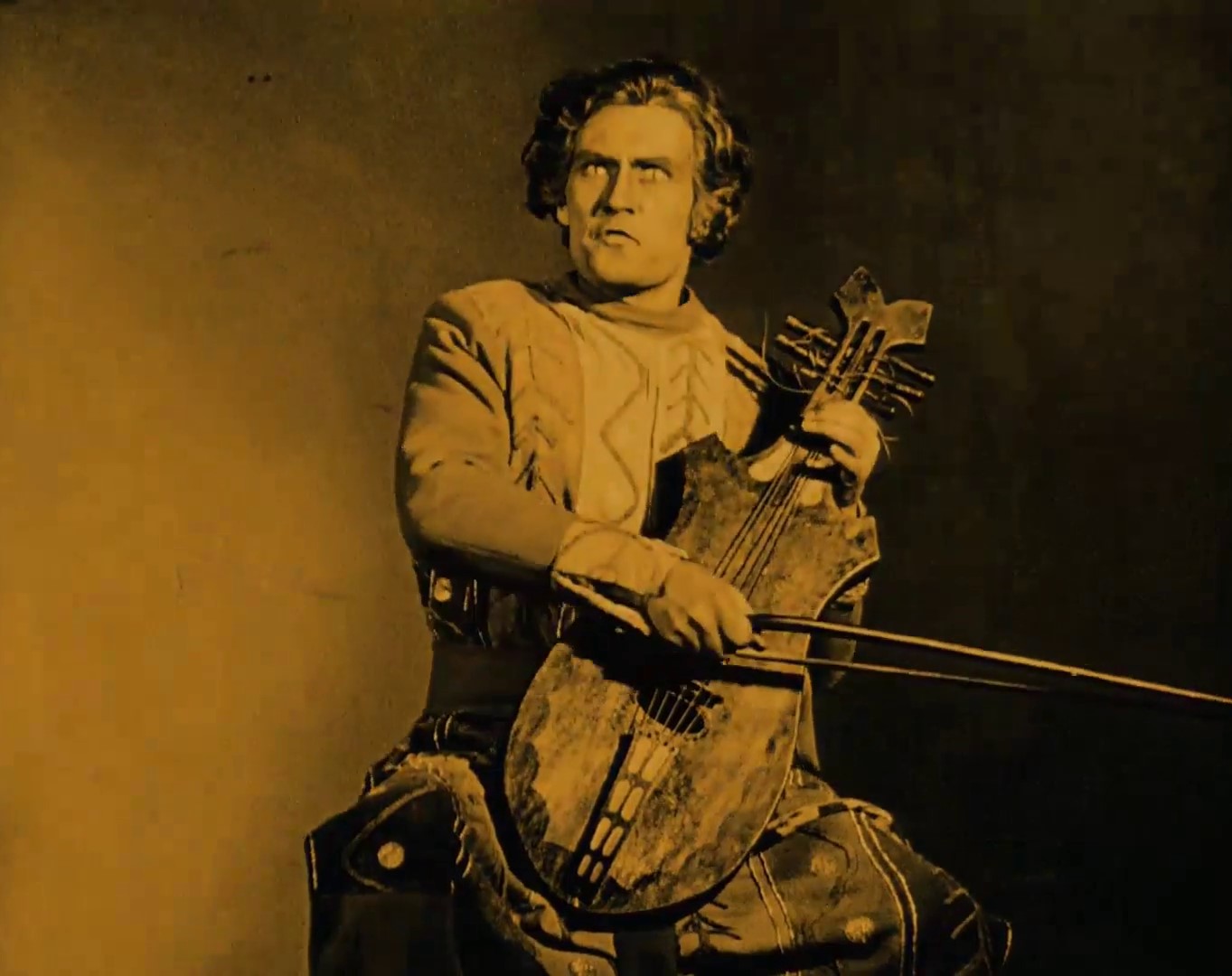 Bernhard Goetzke dans le film muet allemand Die Nibelungen (Les Nibelungen, 1924) de Fritz Lang