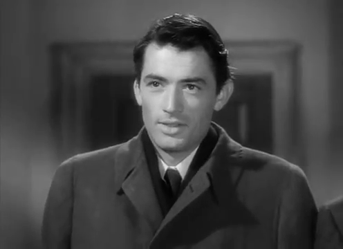 Gregory Peck dans Spellbound Gregory Peck dans Spellbound