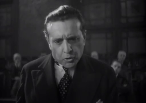 L'acteur Marcel Vibert dans le film Le mystère de la chambre jaune (1930) de Marcel L'Herbier