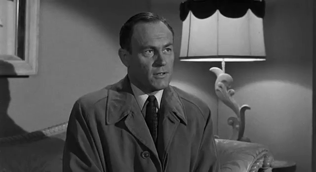 E.G. Marshall dans le film Pushover (Du plomb pour l'inspecteur, 1954) de Richard Quine