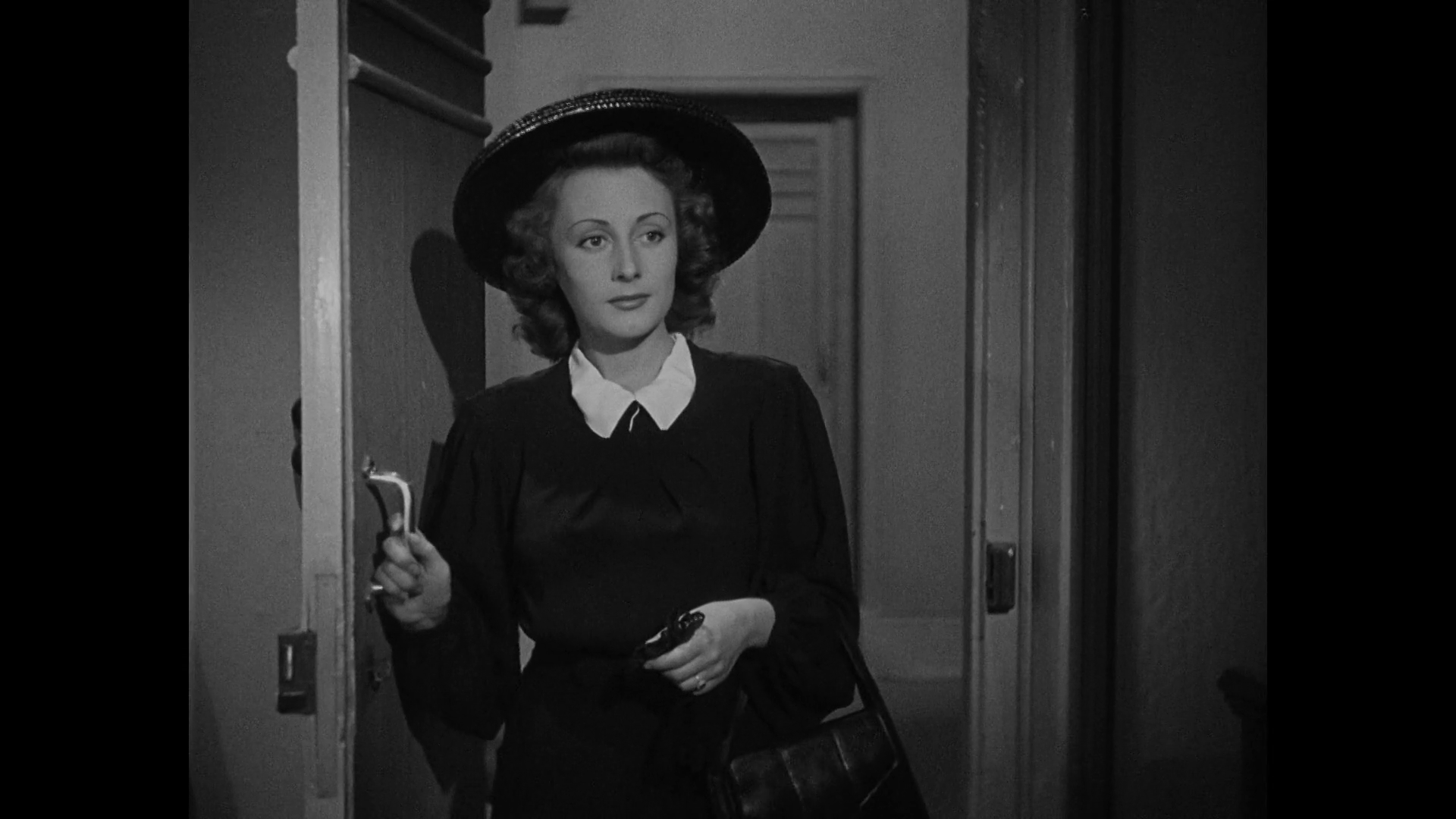 Micheline Francey dans le film policier Monsieur La Souris (1942) de Georges Lacombe