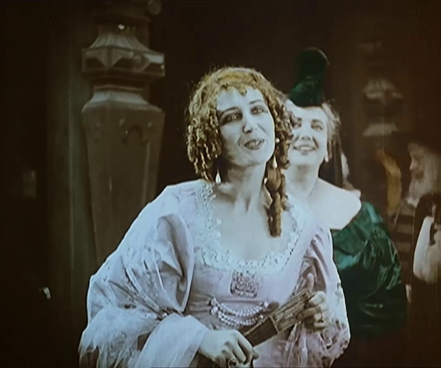 Linda Moglia dans le film muet Cyrano de Bergerac (1925) d'Augusto Genina