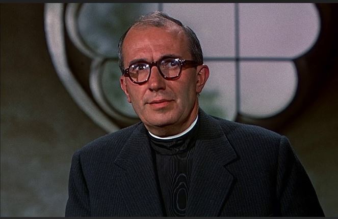 Bernard Miles dans le film d'espionnage The man who knew too much (L'homme qui en savait trop, 1956) d'Alfred Hitchcock