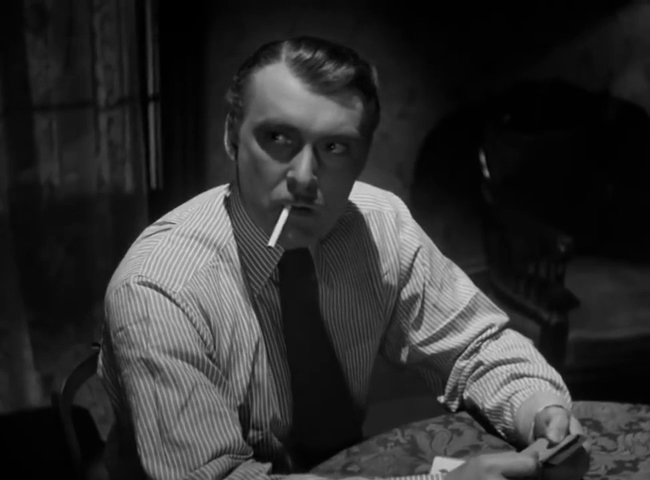 L'acteur Albert Dekker dans le film noir The killers (Les tueurs, 1946) de Robert Siodmak