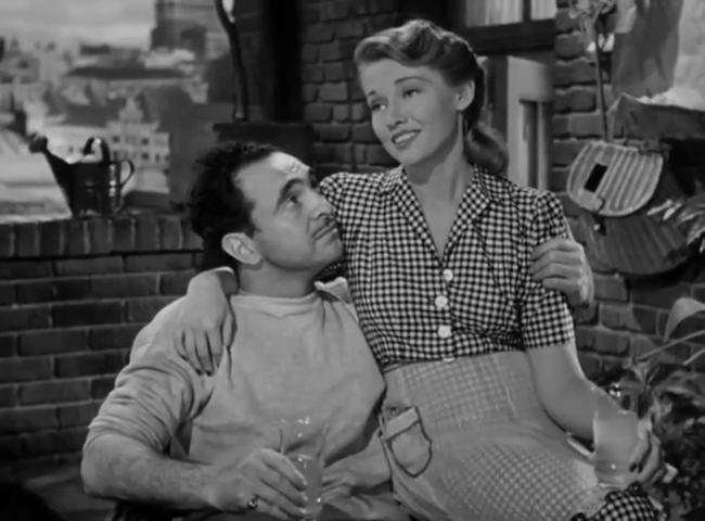 Sam Levene et Virginia Christine dans le film policier The killers (Les tueurs, 1946) de Robert Siodmak