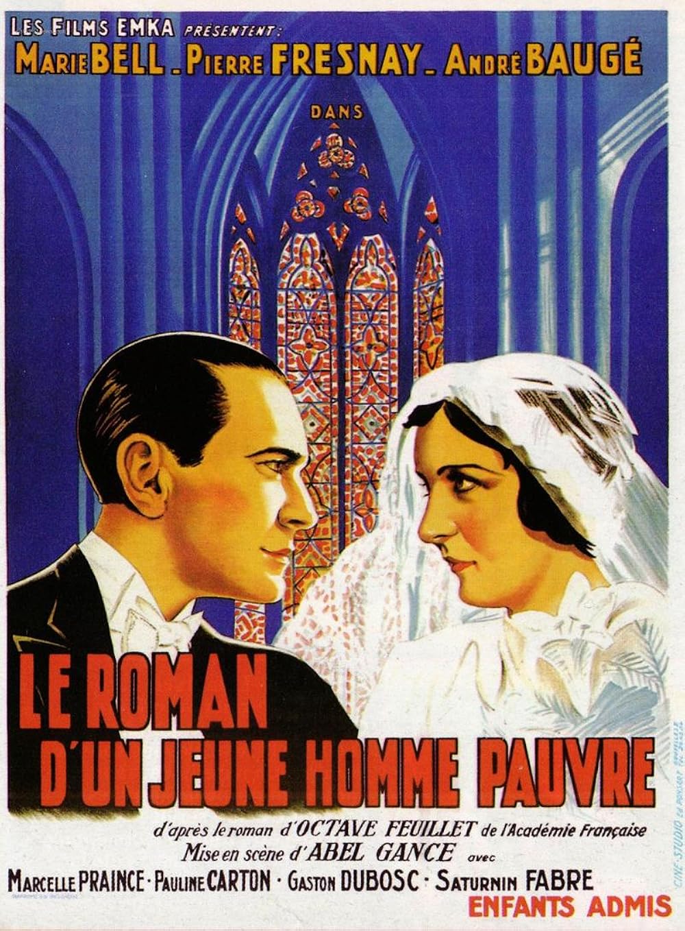 Affiche du film Le roman d'un jeune homme pauvre (1935) d'Abel Gance