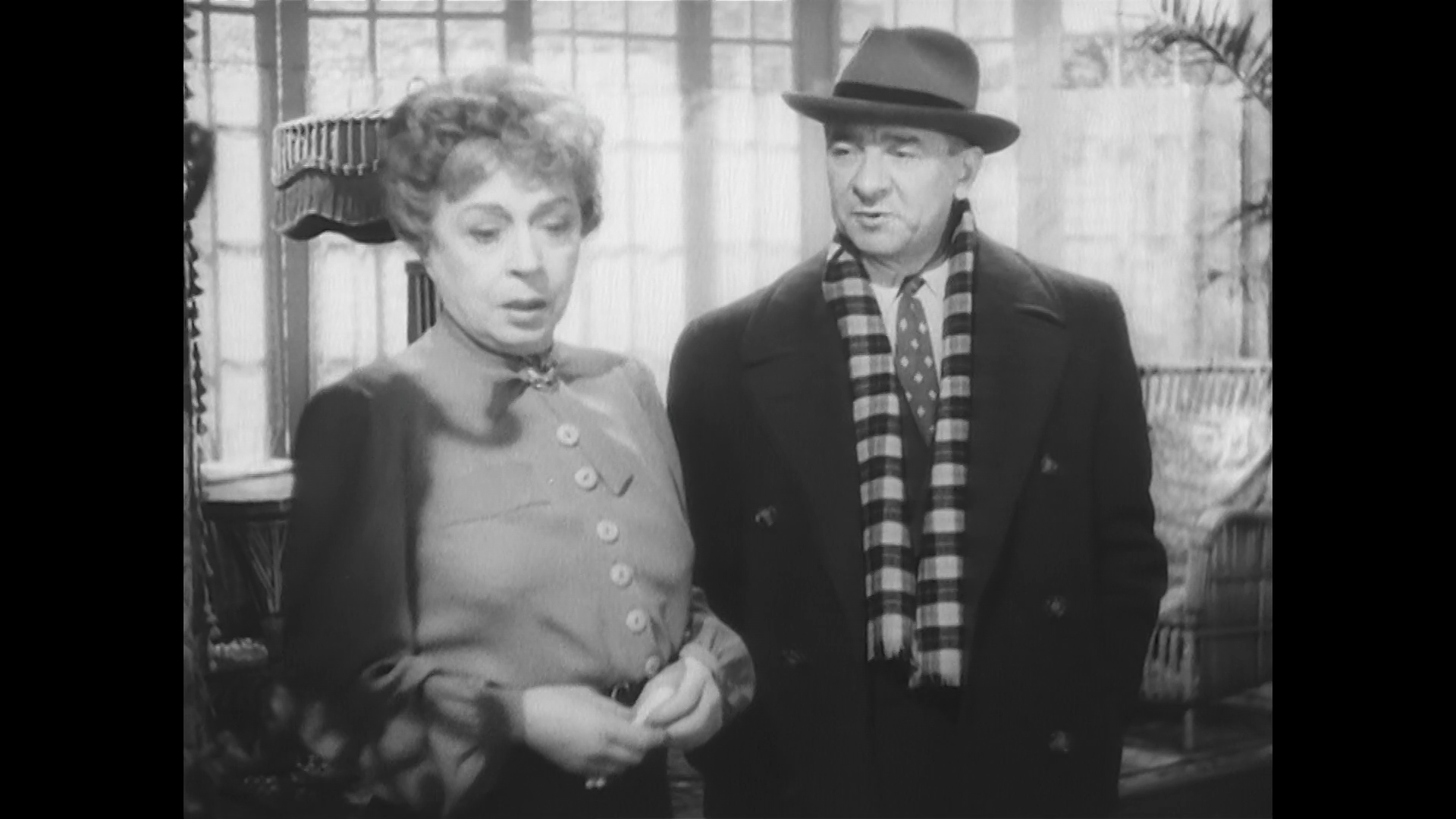 Robert Dalban et Suzanne Dantès dans le film Leur dernière nuit (1953) de Georges Lacombe