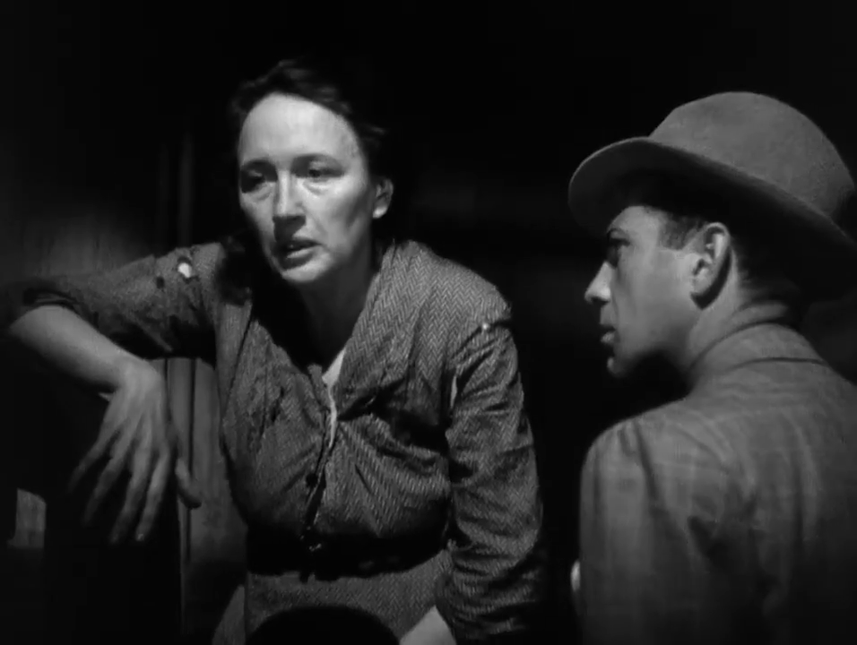Humphrey Bogart et Marjorie Main dans le film Dead end (Rue sans issue, 1937) de William Wyler