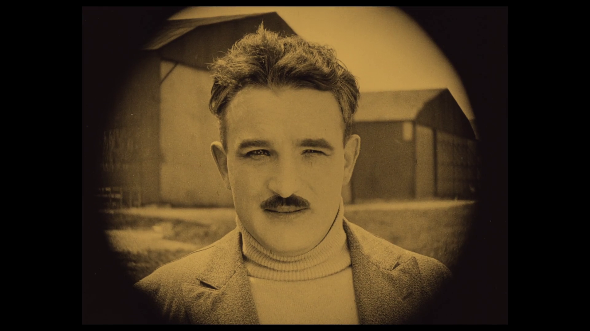 Charles Vanel dans le film muet L'autre aile (1923) de Henri Andréani