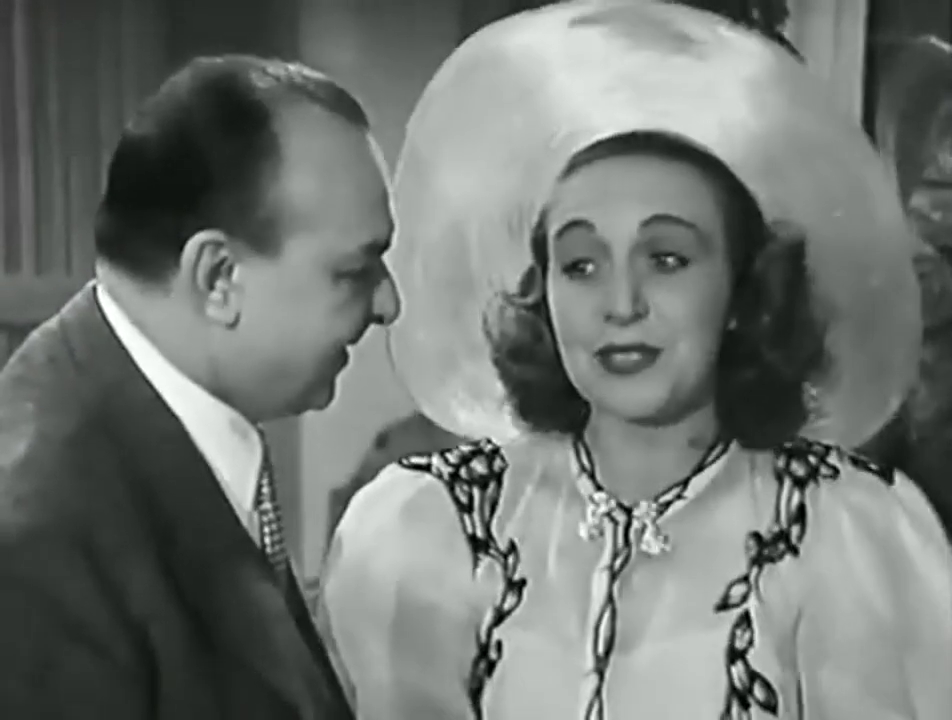 Pierre Renoir et Michèle Verly dans le film dramatique L'embuscade (1941) de Fernand Rivers