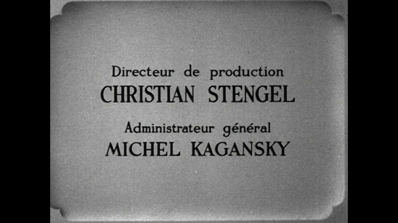 Générique du film L'homme de nulle part (1937) de Pierre Chenal