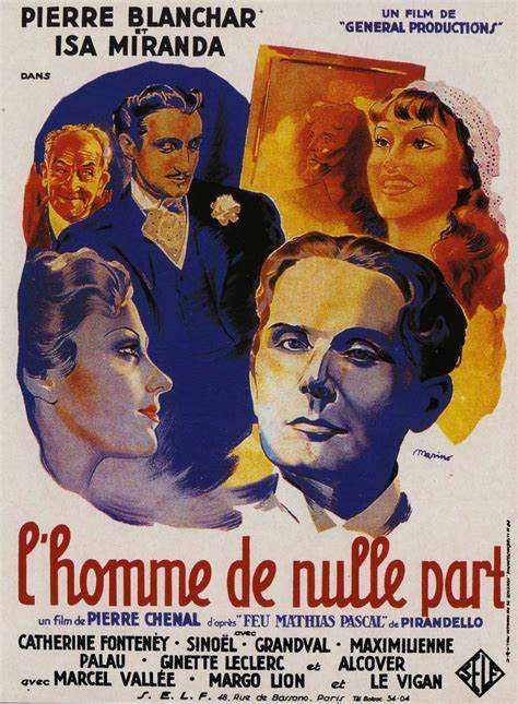 Affiche du film L'homme de nulle part (1937) de Pierre Chenal