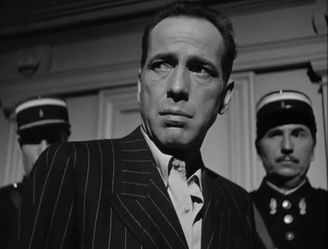 Humphrey Bogart dans Passage to Marseille (Passage pour Marseille, 1944) de Michael Curtiz