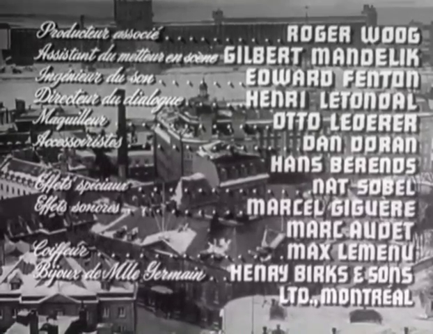Générique du film La forteresse (1947) de Fedor Ozep