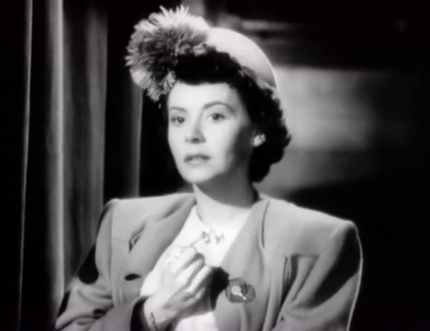 Nicole Germain dans le film québécois La forteresse (1947) de Fedor Ozep