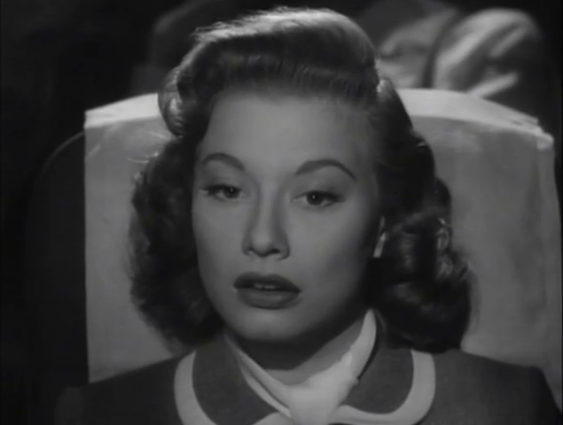 Peggy Dow dans Undertow (Une balle dans le dos, 1949) de William Castle