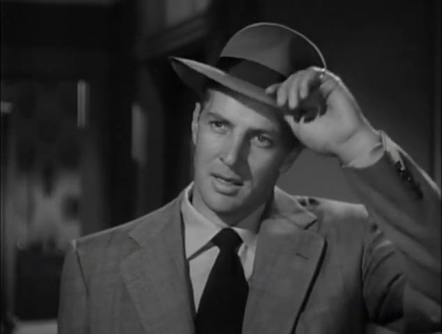 L'acteur Bruce Bennett dans Undertow (Une balle dans le dos, 1949) de William Castle