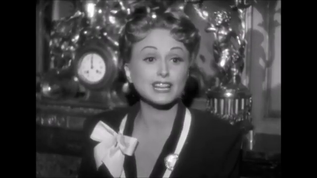 Huguette Vergne dans le film français Le maître de forges (1948) de Fernand Rivers
