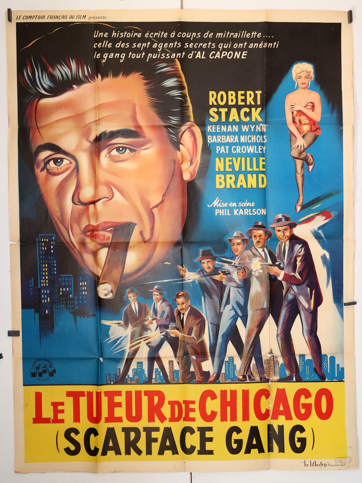 Affiche du film The Scarface Mob (Les Incorruptibles défient Al Capone, 1961) de Phil Karlson