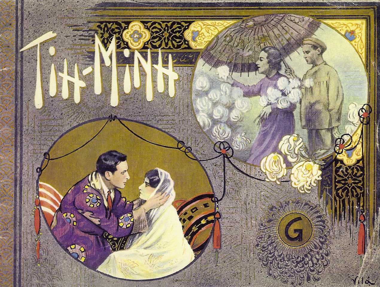 Affiche du film muet Tih Minh (1919) de Louis Feuillade