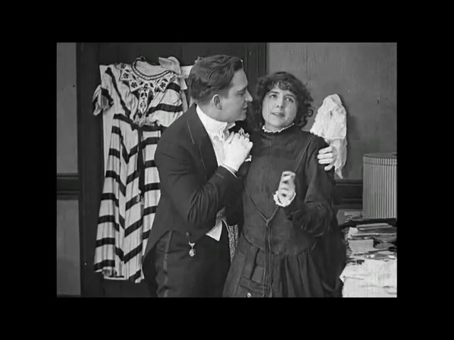 Harris Gordon et Helen Fulton dans le film muet fantastique The picture of Dorian Gray (1915) d'Eugene Moore