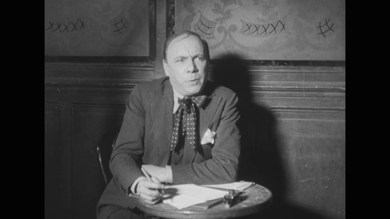 Lucien Callamand dans le film policier Méphisto (1931) de Henri Debain et Nick Winter