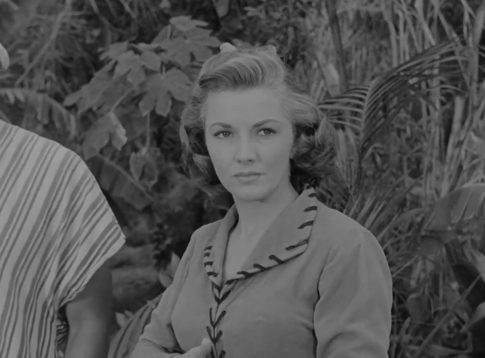 Phyllis Coates dans le serial Panther girl of the Kongo (1955) de Franklin Adreon