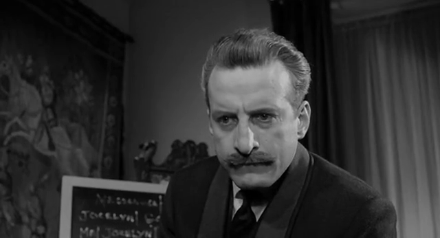 George C. Scott dans le film à énigme The list of Adrian Messenger (Le dernier de la liste, 1963) de John Huston