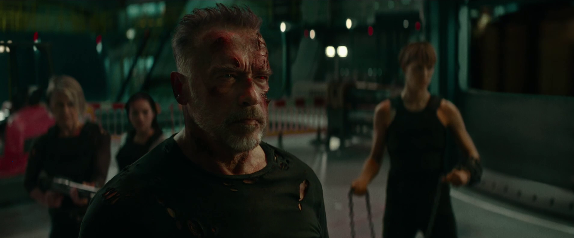 Arnold Schwarzenegger dans Terminator Dark Fate (2019) de Tim Miller