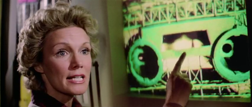 Yvette Mimieux dans le film de science-fiction The blak hole (Le trou noir, 1979) de Gary Nelson