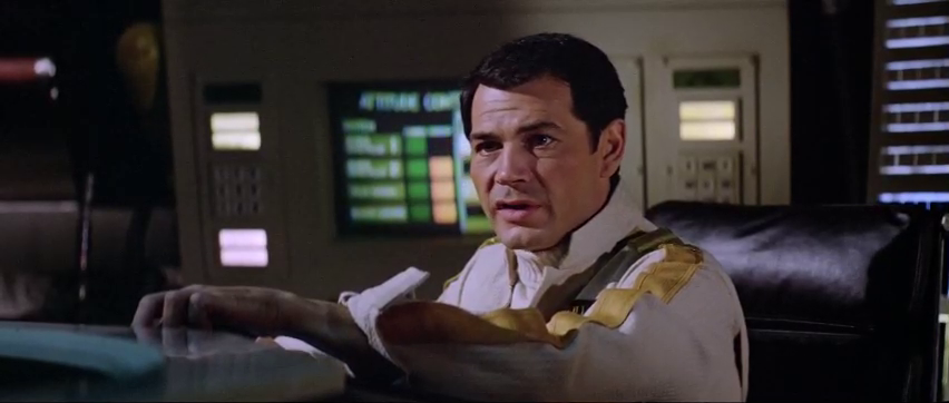 Robert Forster dans le film de sf The blak hole (Le trou noir, 1979) de Gary Nelson