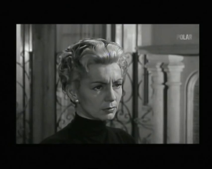 Elina Labourdette dans le film policier La nuit des suspectes (8 femmes en noir, 1960) de Victor Merenda