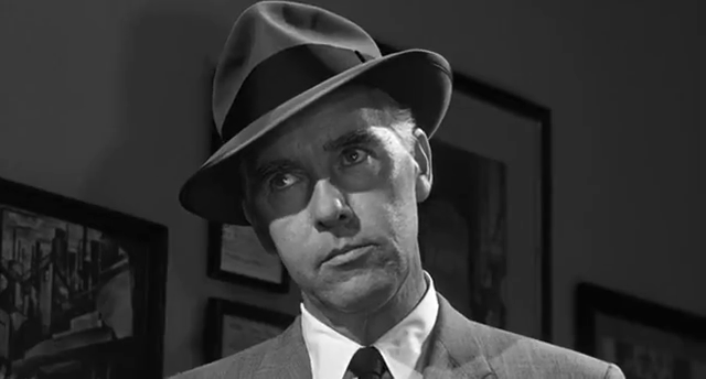 Warner Anderson dans le film policier américain The Lineup (La ronde du crime, 1958) de Don Siegel
