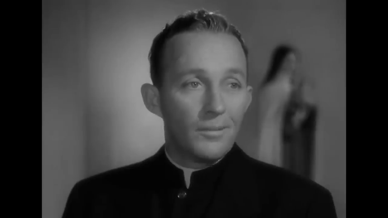 Bing Crosby dans la comédie The Bells of St. Mary's (Les Cloches de Sainte-Marie, 1945) de Leo McCarey