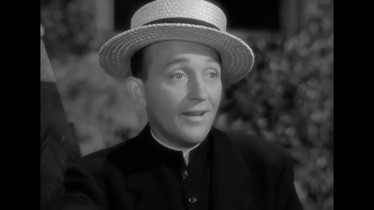 Bing Crosby dans la comédie The Bells of St. Mary's (Les Cloches de Sainte-Marie, 1945) de Leo McCarey