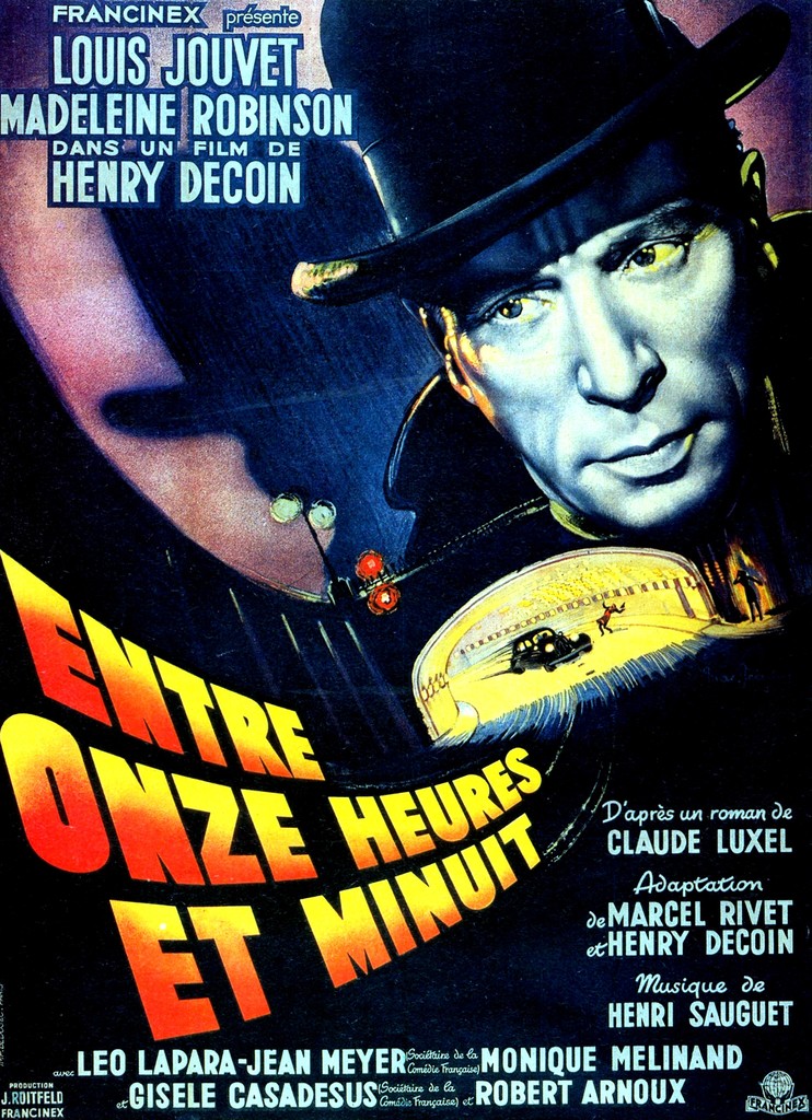 Affiche du film Entre onze heures et minuit (1949) de Henry Decoin