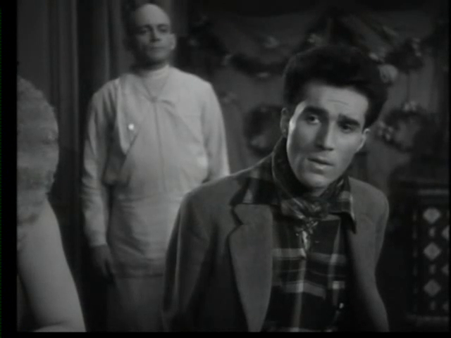 Michel Piccoli dans le film Le parfum de la dame en noir (1949) de Louis Daquin