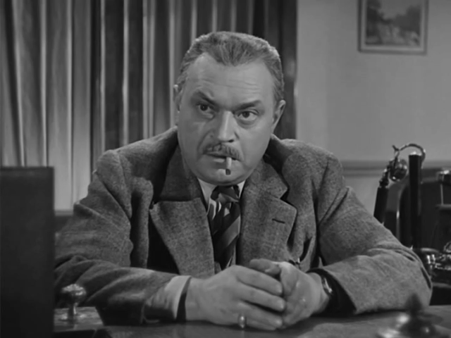 Raymond Souplex dans le film policier Identité judiciaire (1951) de Hervé Bromberger