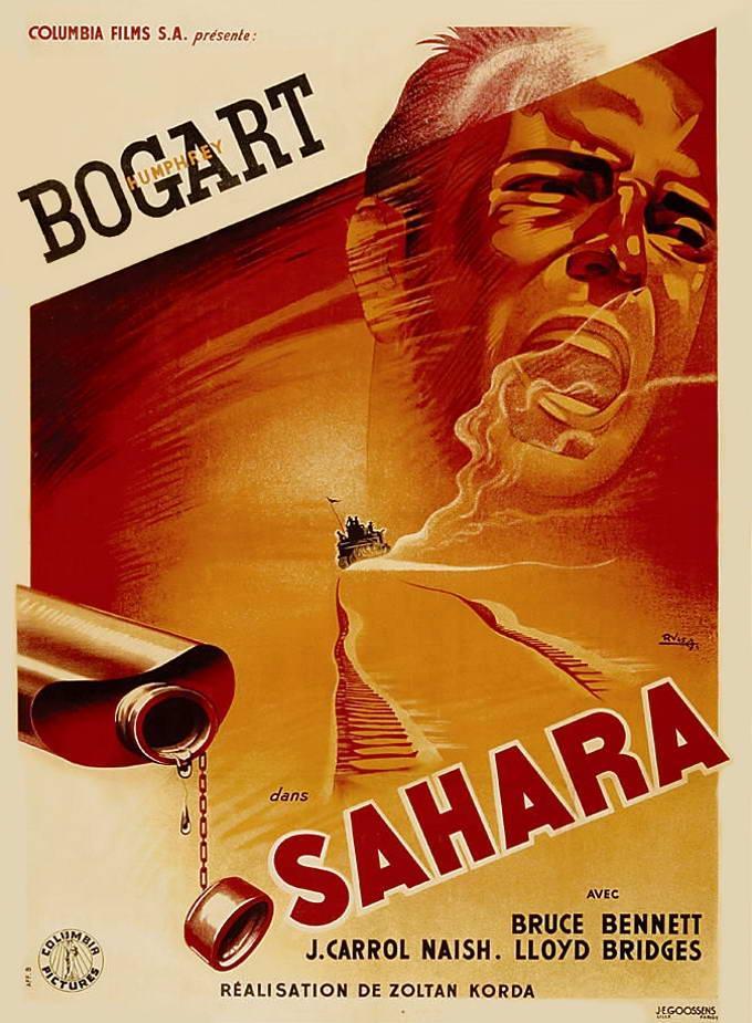 Affiche du film Sahara (1943) de Zoltan Korda