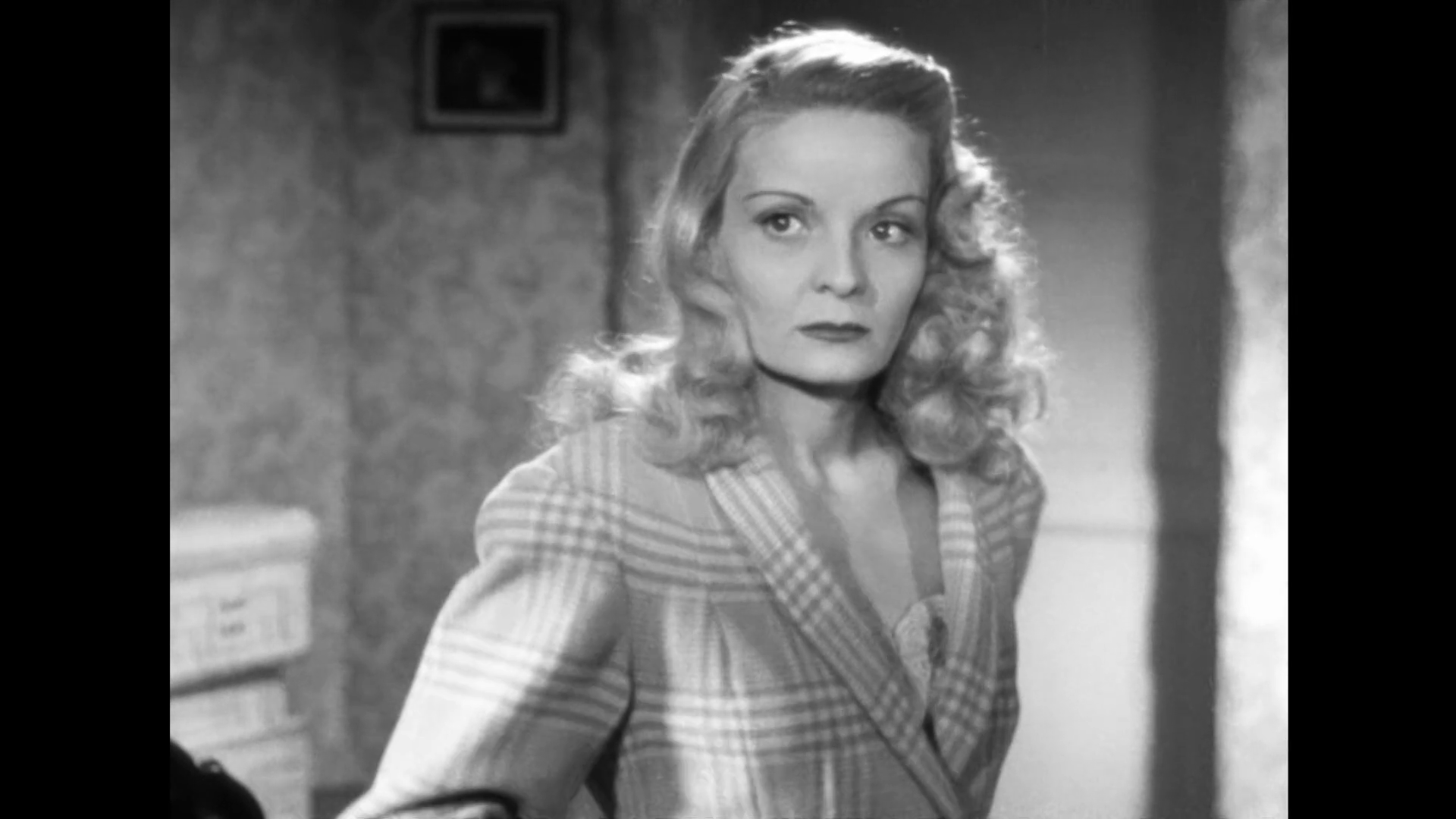 Madeleine Sologne dans le film Le dessous des cartes (1948) d'André Cayatte