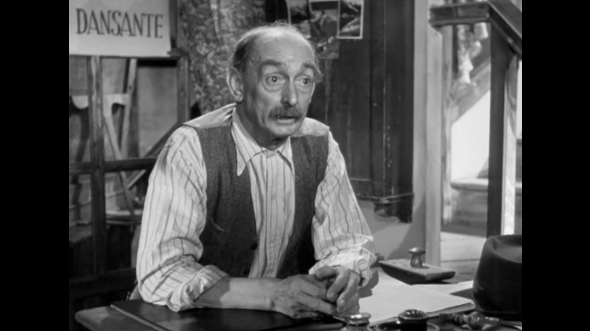 Edouard Delmont dans Le dessous des cartes (1948) d'André Cayatte
