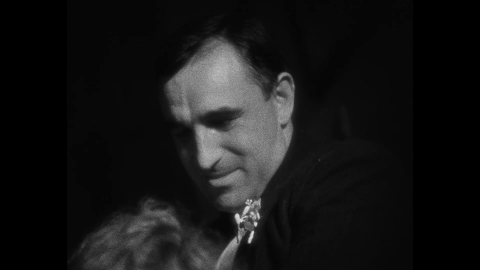 Charles Vanel dans le film muet Dans la nuit (1930) de Charles Vanel