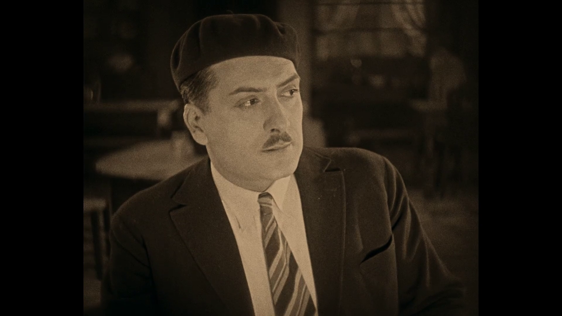 Rolla Norman dans le film muet La grande passion (1928) d'André Hugon