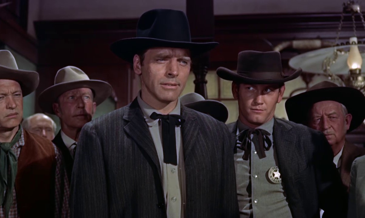 Earl Holliman et Burt Lancaster dans le western américain Gunfight at the O.K. Corral (Règlement de comptes à OK Corral, 1957) de John Sturges