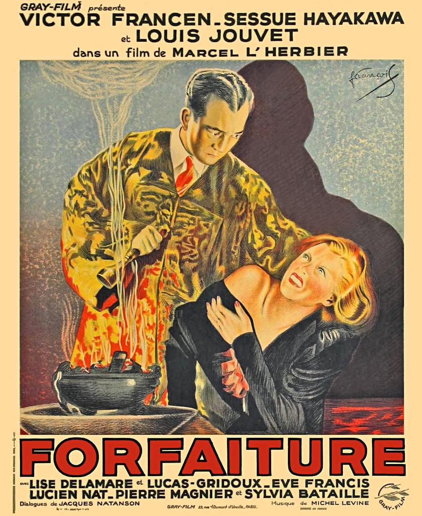 Affiche du film Forfaiture (1937) de Marcel L'Herbier