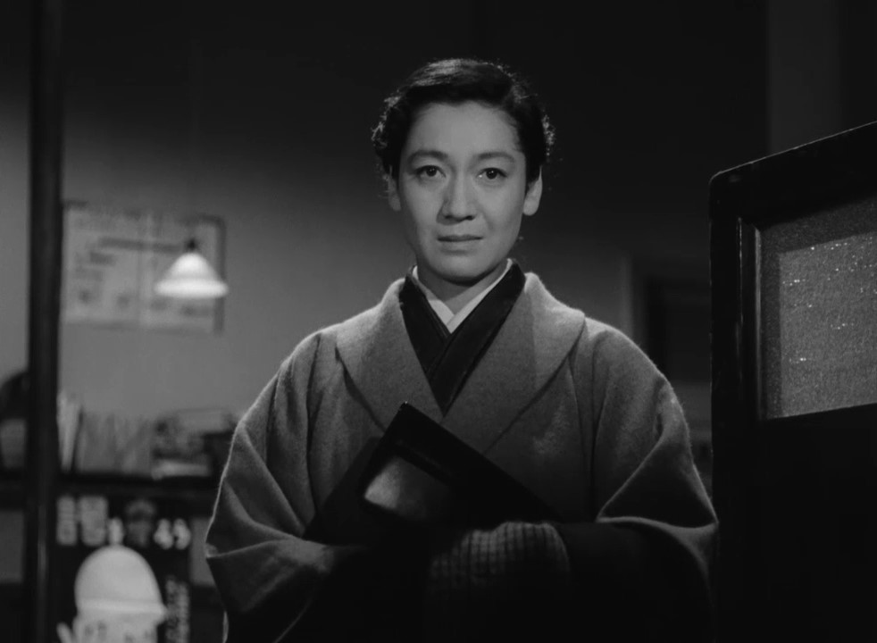 Setsuko Hara dans le film 東京暮色 (Crépuscule à Tokyo, 1957) de 小津 安二郎 (Yasujirō Ozu)
